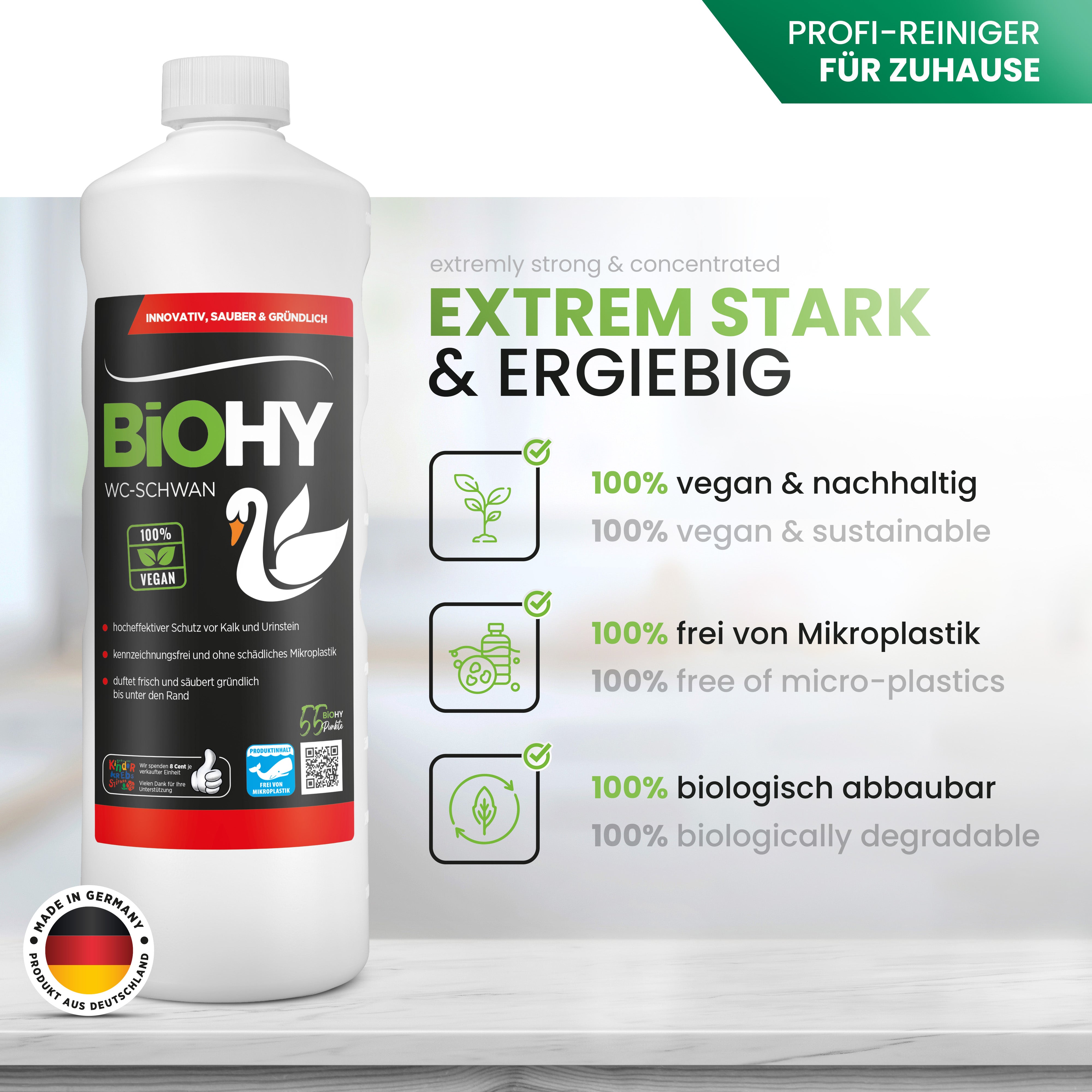 BiOHY toilet swan, toilet cleaner, toilet duck, toilet cleaner