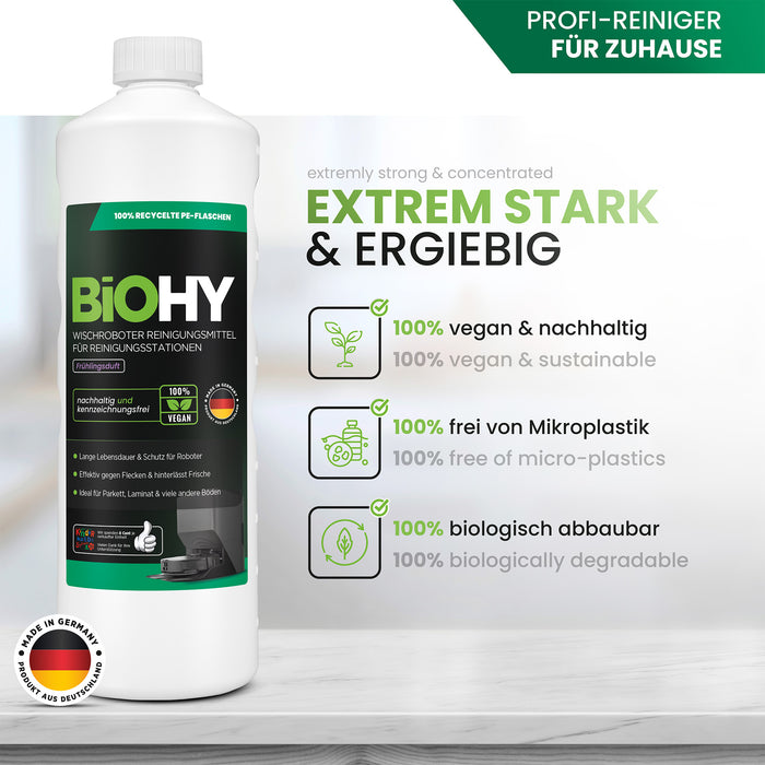 BiOHY Wischroboter Reinigungsmittel für Reinigungsstationen