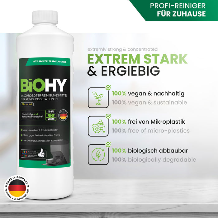 BiOHY Wischroboter Reinigungsmittel für Reinigungsstationen