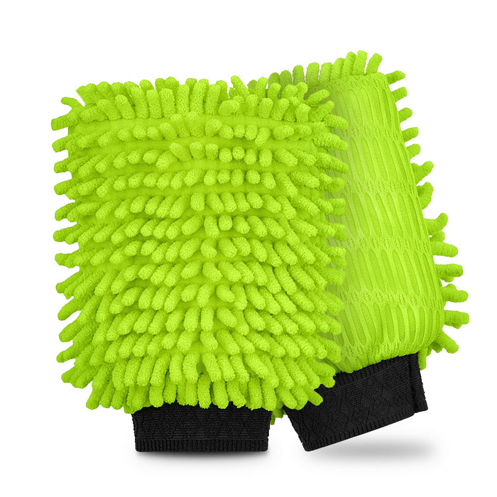 BiOHY Waschhandschuh Auto Mikrofaser Chenille – Bild 7