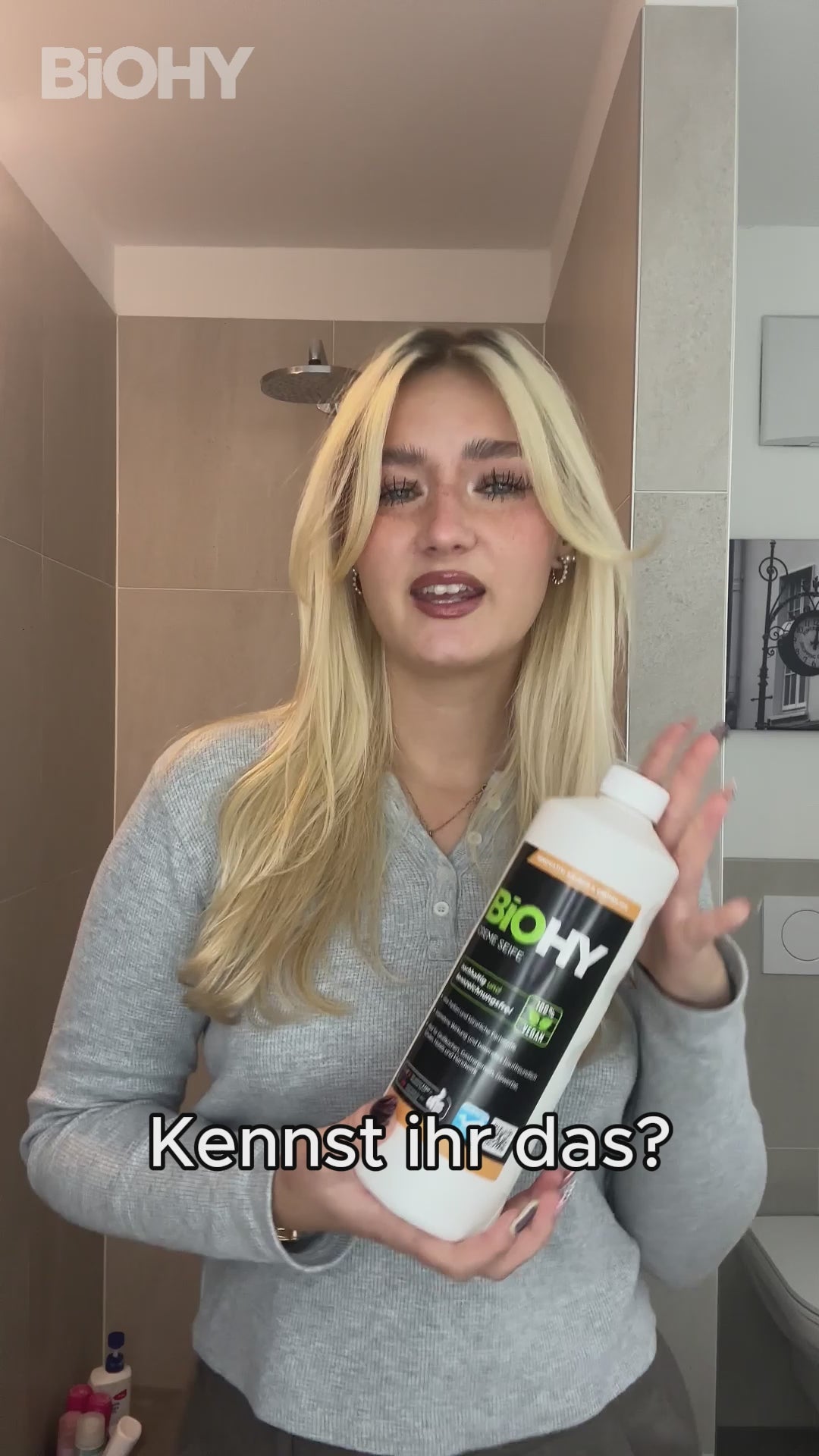 BiOHY cream soap, skin-friendly washing lotion, phosphate-free hand soap, moisturizing soap cream