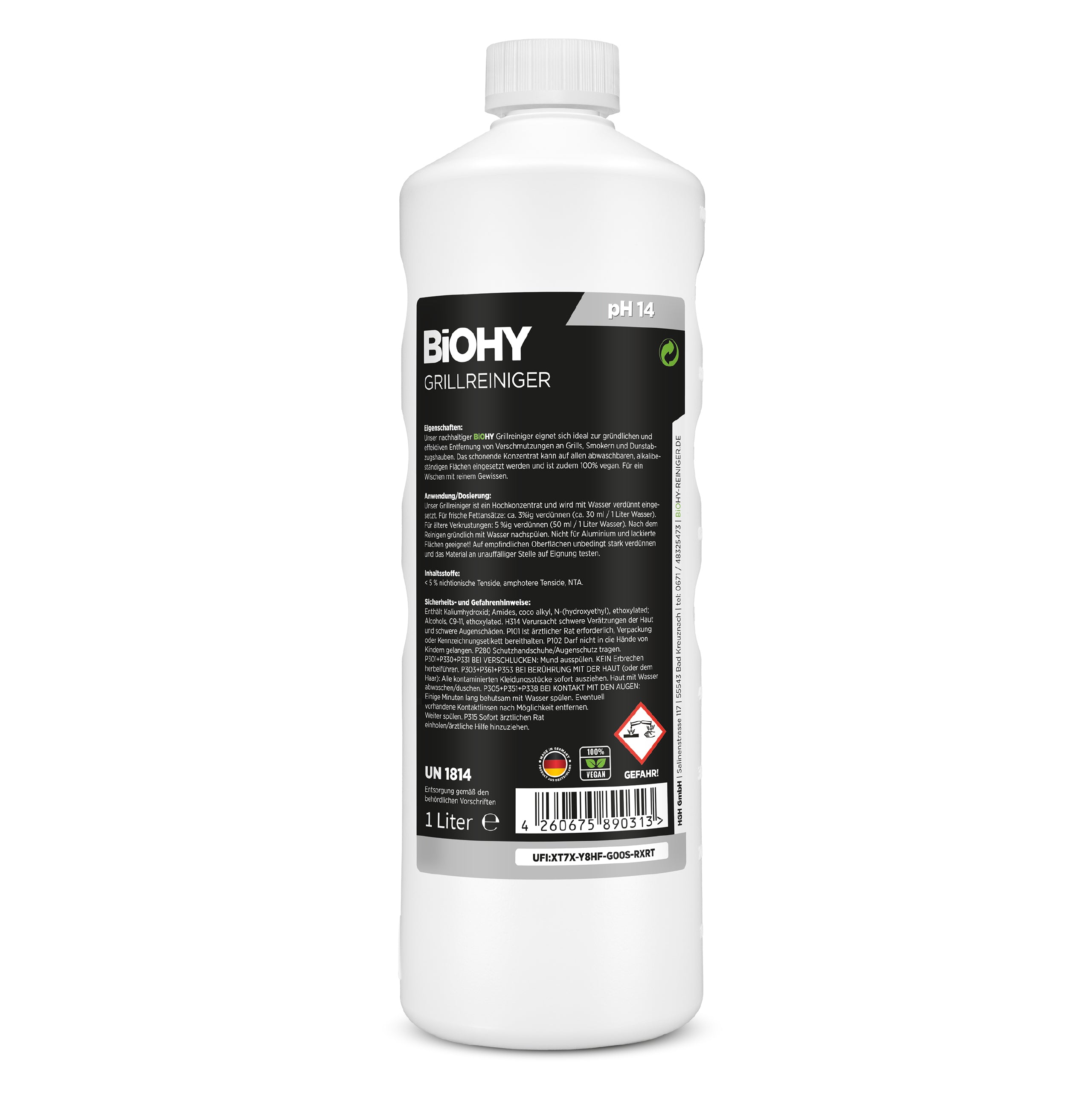 BiOHY nettoyant pour barbecue, nettoyant pour barbecue à gaz, nettoyant pour BBQ, nettoyant pour grille de barbecue