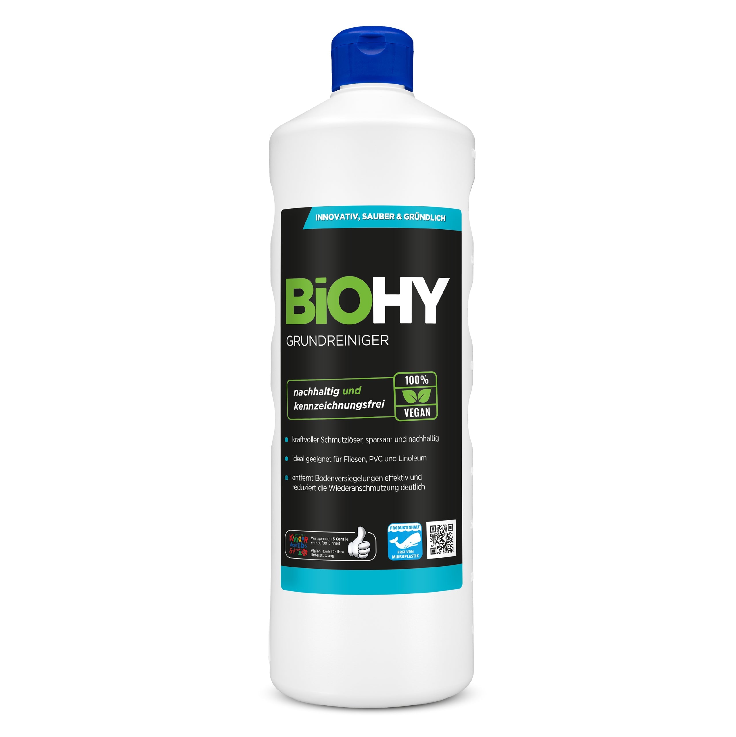 BiOHY Grundreiniger, Grundreinigungsmittel, Universalreiniger, Bio-Konzentrat