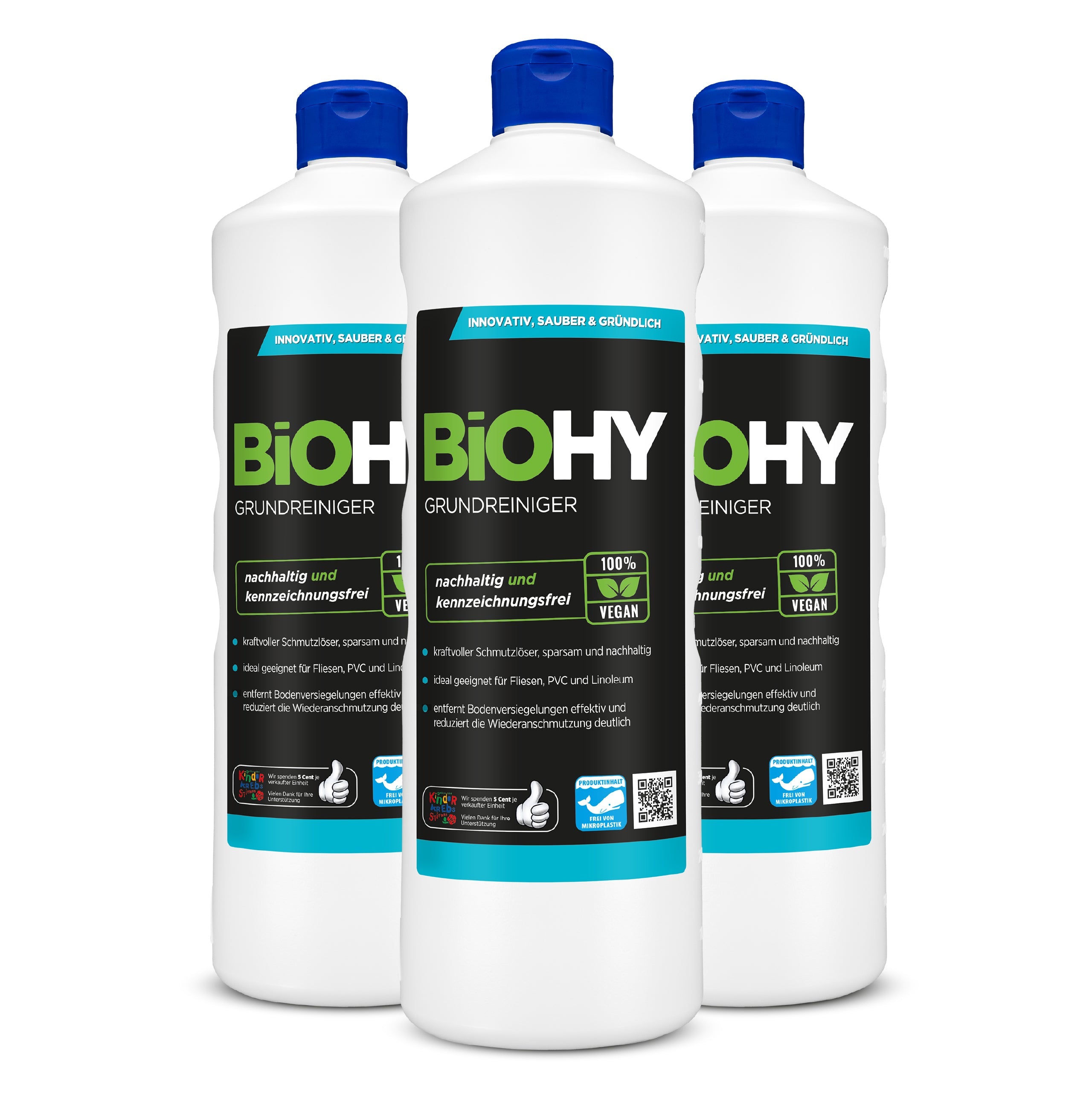 BiOHY Grundreiniger, Grundreinigungsmittel, Universalreiniger, Bio-Konzentrat