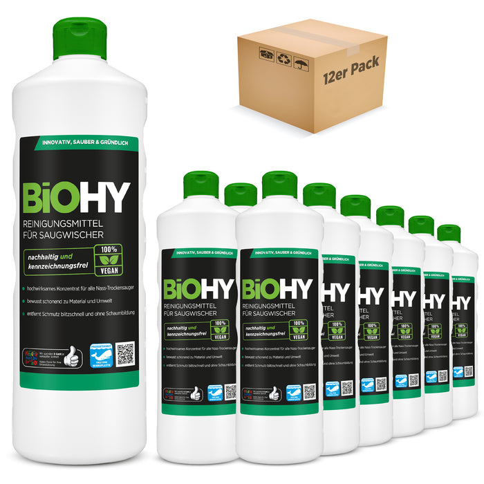 Detergente BiOHY per tergicristalli aspirapolvere, detergenti per aspiraliquidi e aspiraliquidi, prodotti per la cura dei pavimenti, detergenti organici