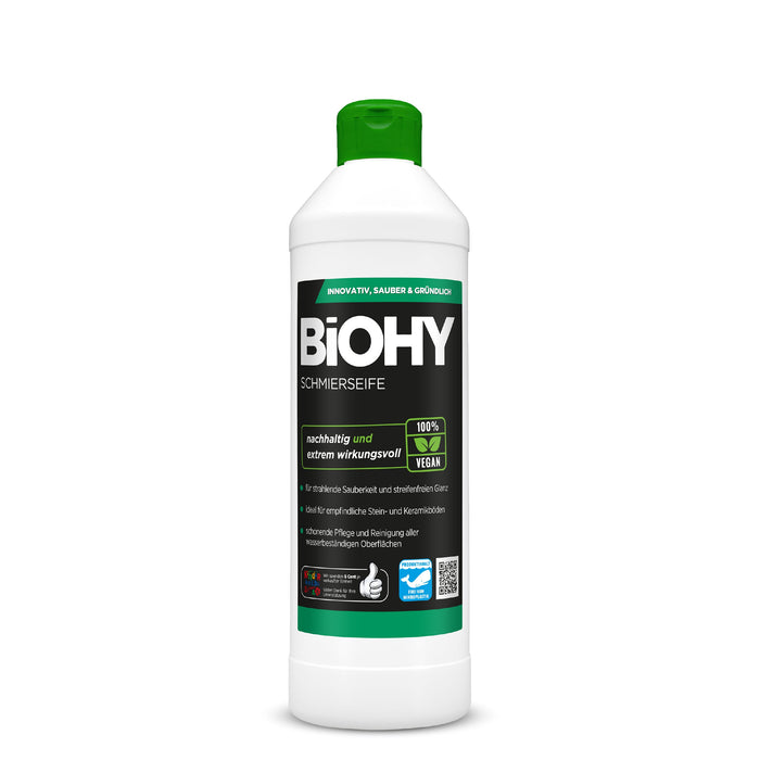Sapone morbido BiOHY, soluzione di sapone morbido, detergente per pavimenti, concentrato organico