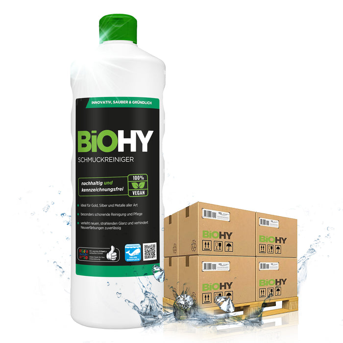BiOHY jewelry cleaner, precious metal cleaner, jewelry cleaner, organic concentrate, B2B